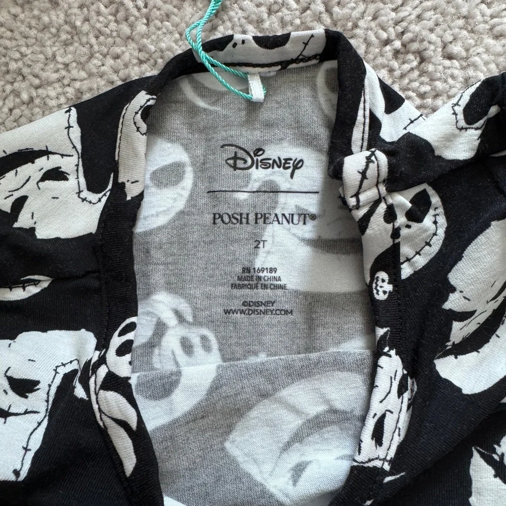 Posh‎ Peanut Disney The Nightmare Before Christmas Long Sleeve Dress NWT 2T